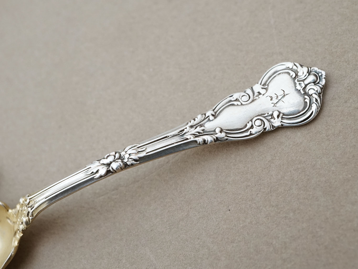 画像3: 1897年 アンティーク  シルバー製 カトラリーセット イニシャル【A】シルバー925 (3)