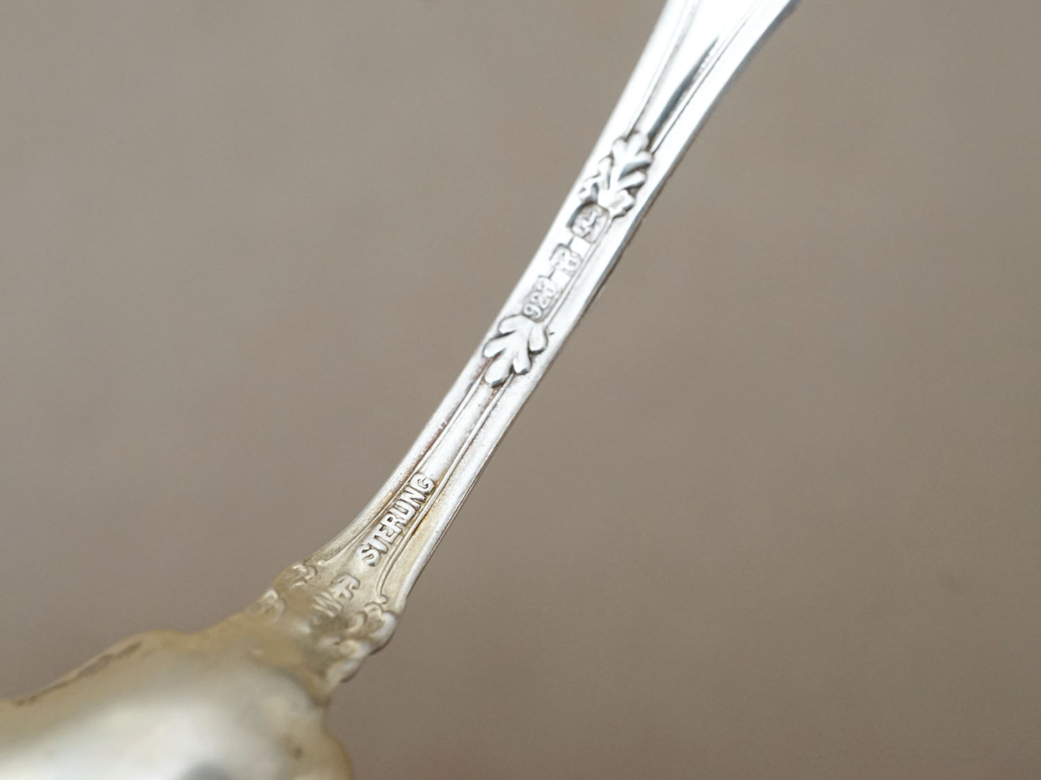 画像6: 1897年 アンティーク  シルバー製 カトラリーセット イニシャル【A】シルバー925 (6)