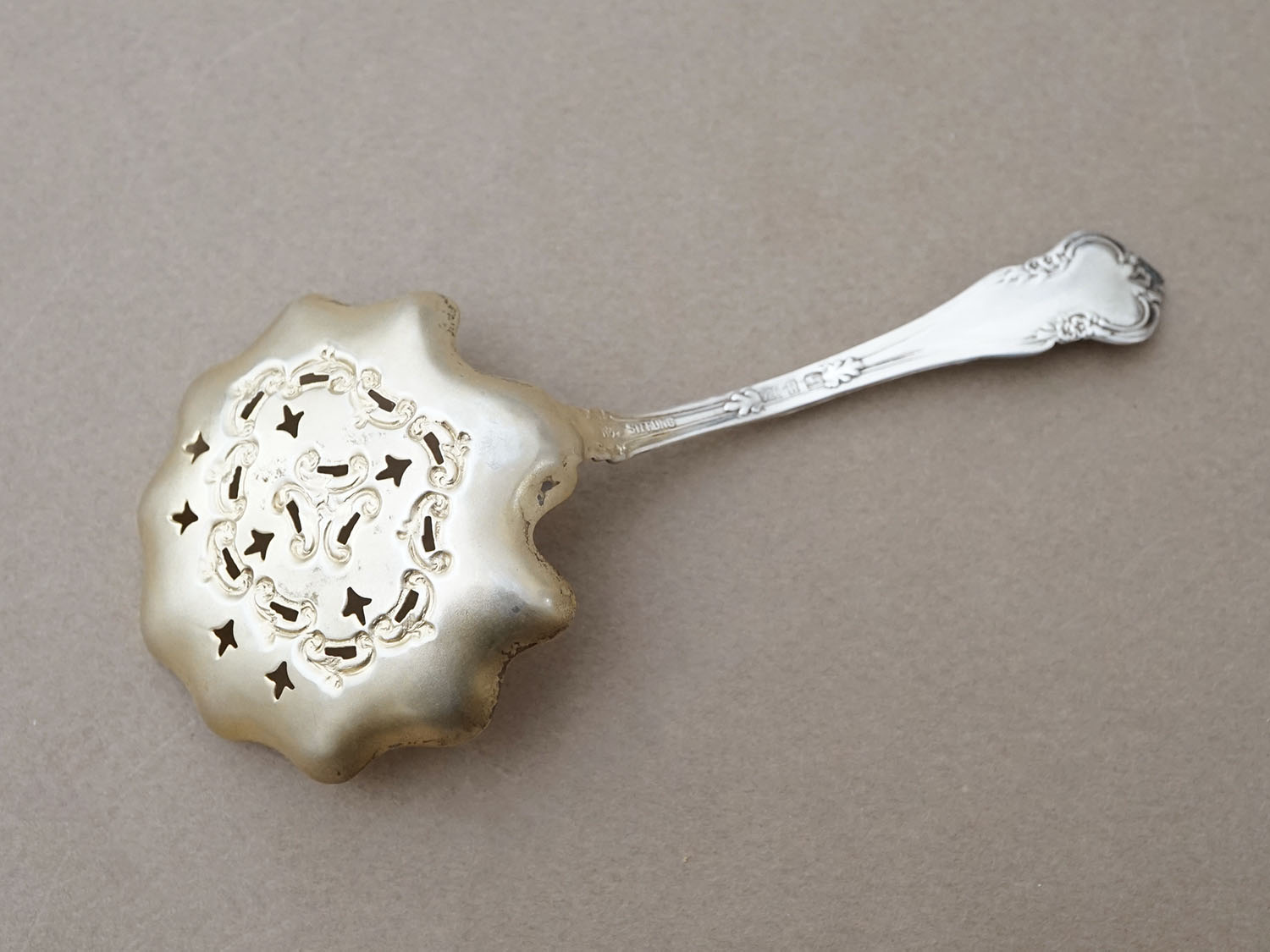 画像5: 1897年 アンティーク  シルバー製 カトラリーセット イニシャル【A】シルバー925 (5)