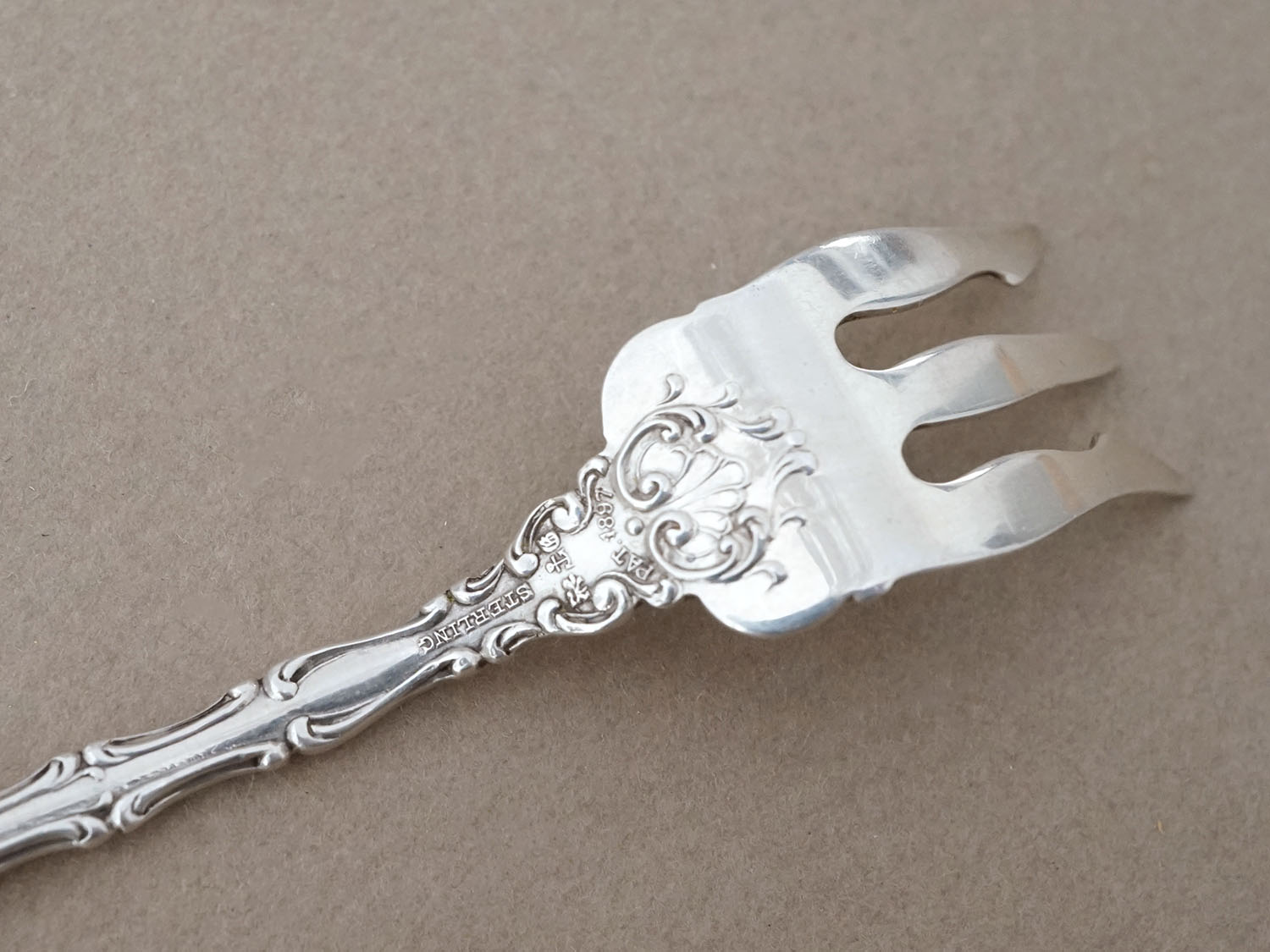 画像11: 1897年 アンティーク  シルバー製 カトラリーセット イニシャル【A】シルバー925 (11)