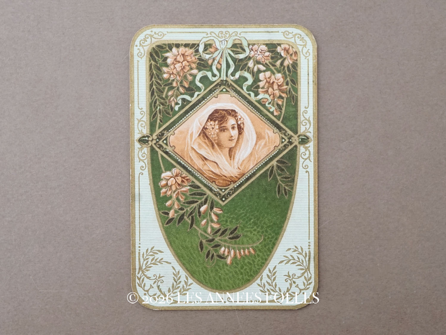 画像1: アンティーク パフュームカード  - CREME SIMON PARIS - (1)