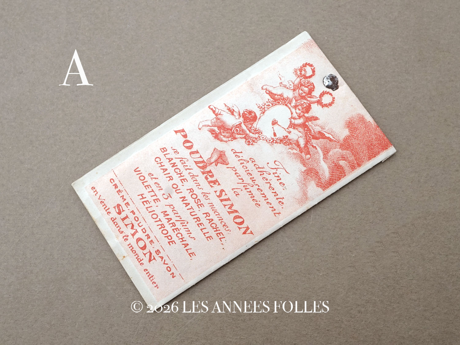 画像2: アンティーク 天使のパウダーサシェ - POUDRE SIMON PARIS - (2)