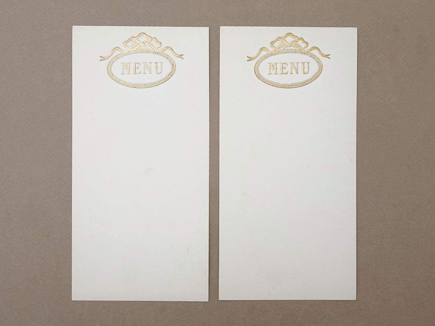 画像2: 未使用 アンティーク 6枚セット メニューカード  MENU ルイ16世スタイル  (2)