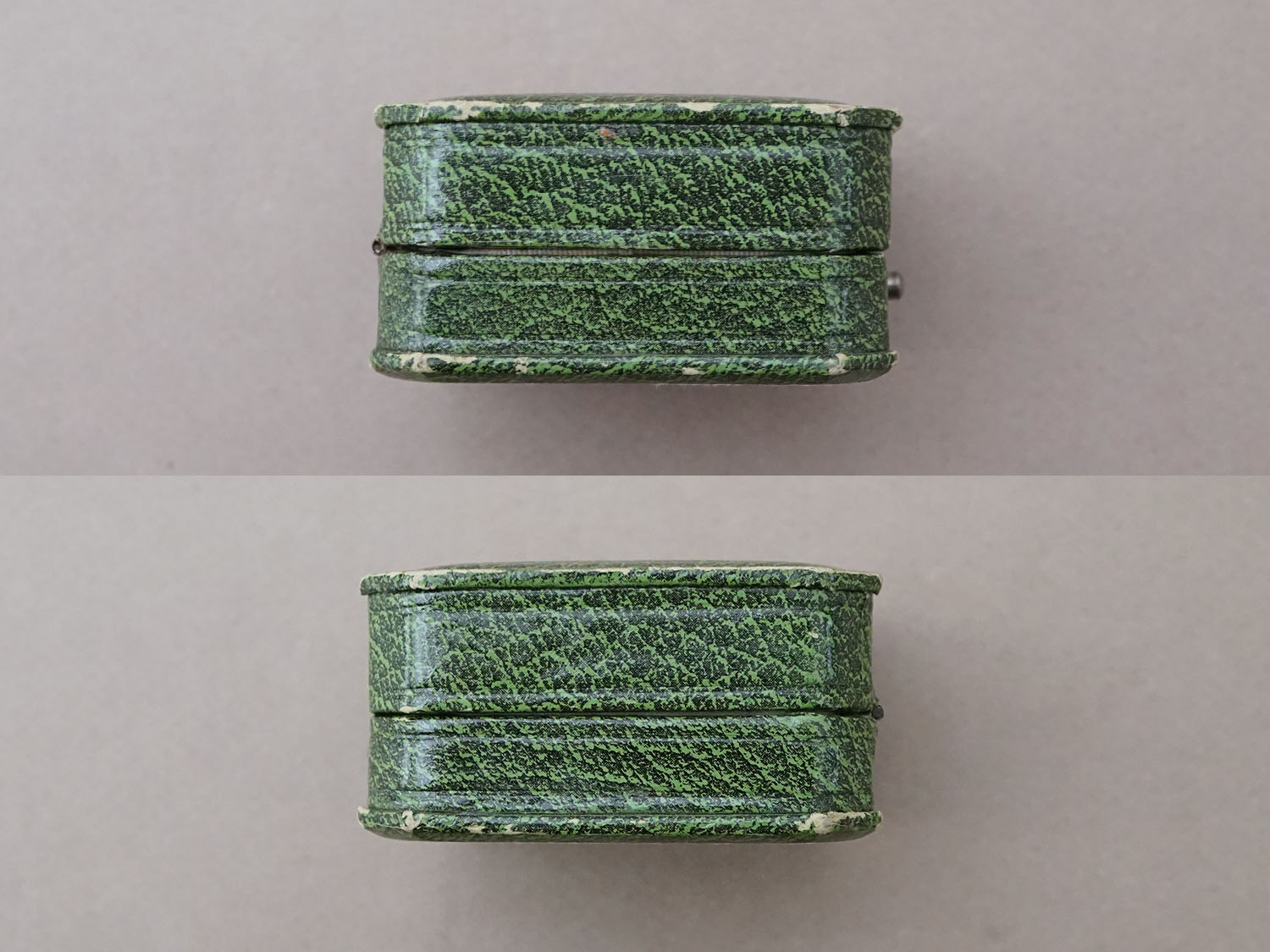 画像9: アンティーク 金彩入り ジュエリーボックス グリーン  (9)