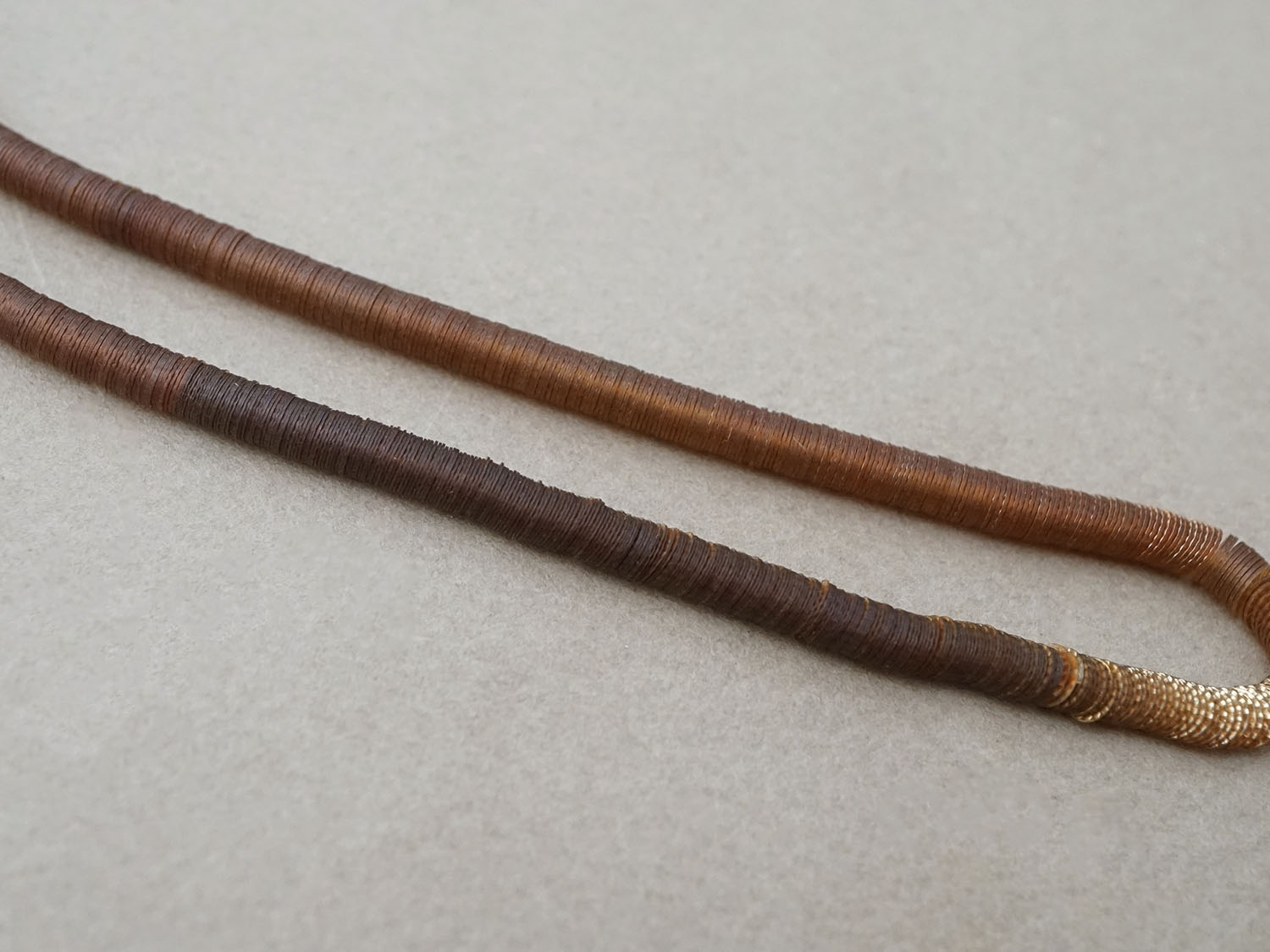 画像4: アンティーク ゼラチン製  スパンコール ソレイユ 4mm コッパー & シャンパンゴールド ダブルフェイス (4)