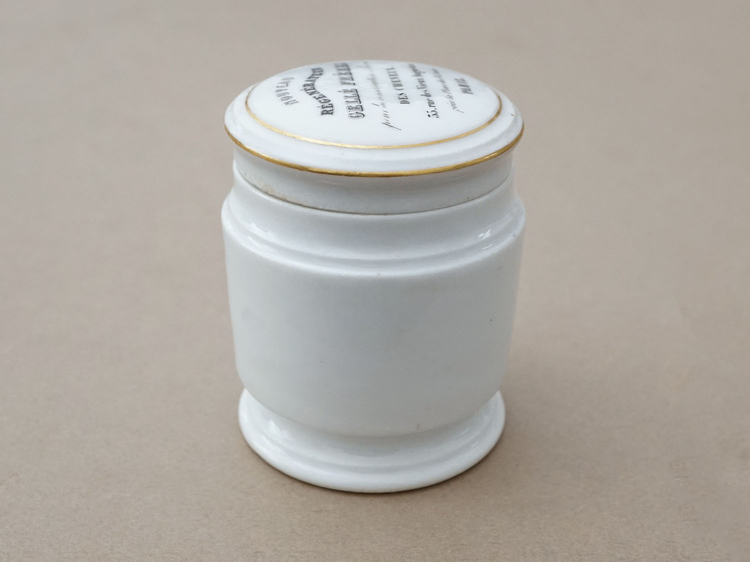 画像7:  アンティーク GELLE FRERES のクリームポット セラミック製  - GELLE FRERES PARIS - (7)