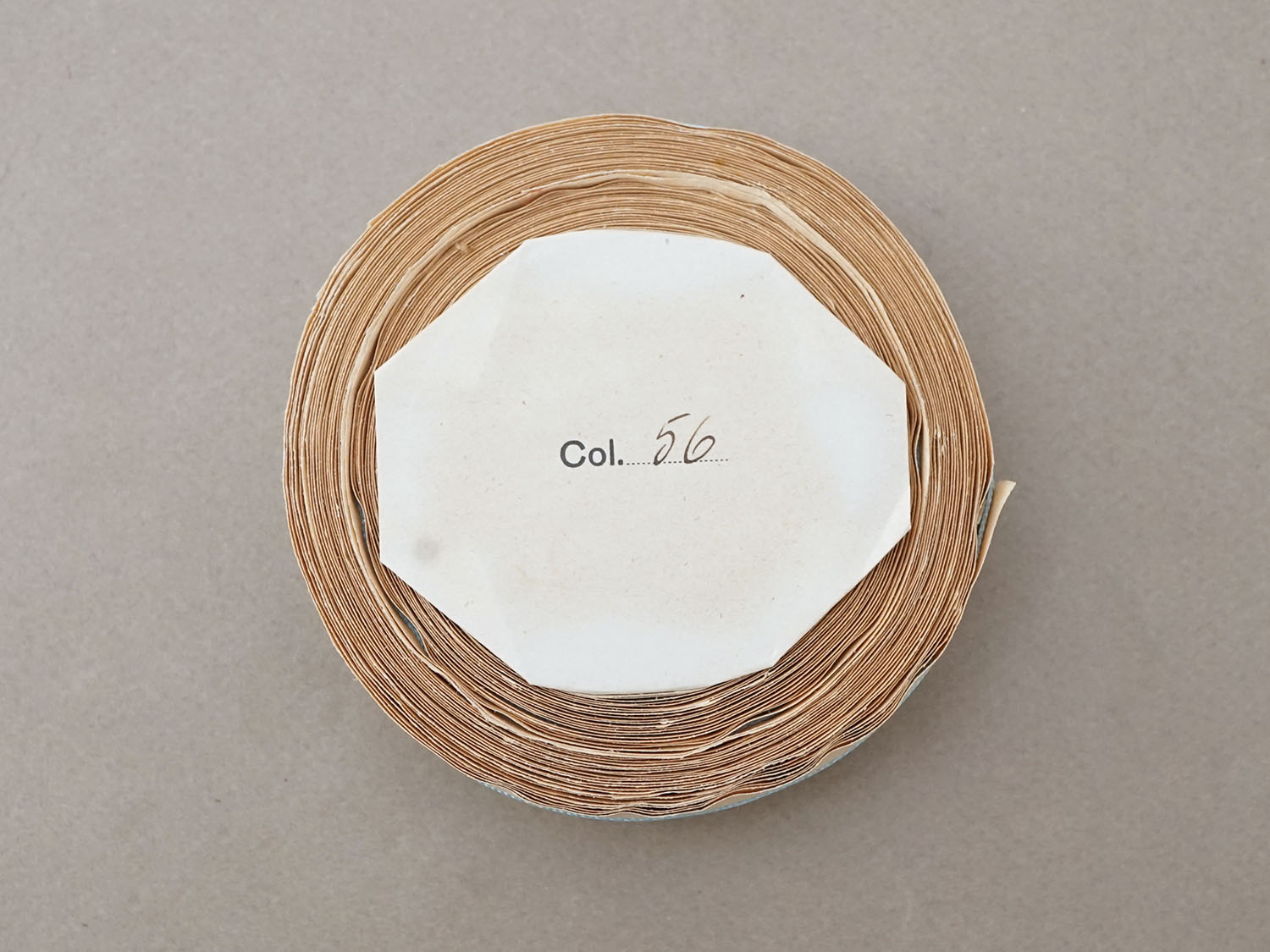 画像5: アンティーク グログランリボン 10m ベビーブルー 10mm幅  PON 4060 COL 56 (5)