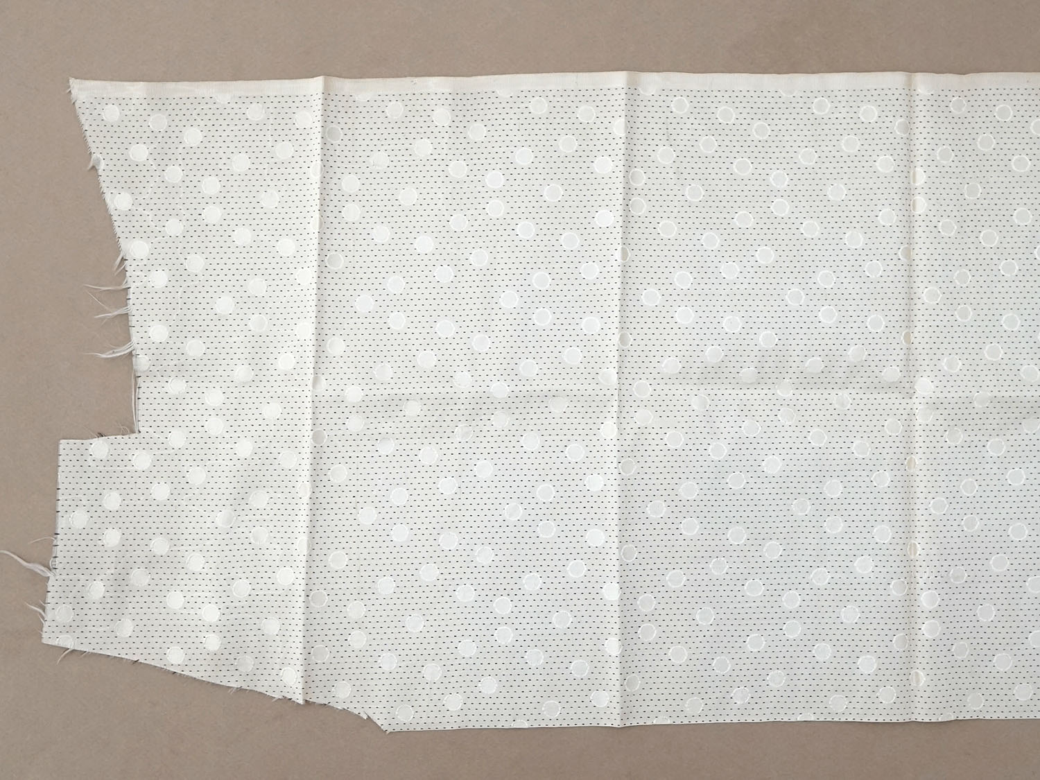 画像4: 19世紀末 アンティーク シルク製 ファブリック ジャガード織 ドット柄 (4)