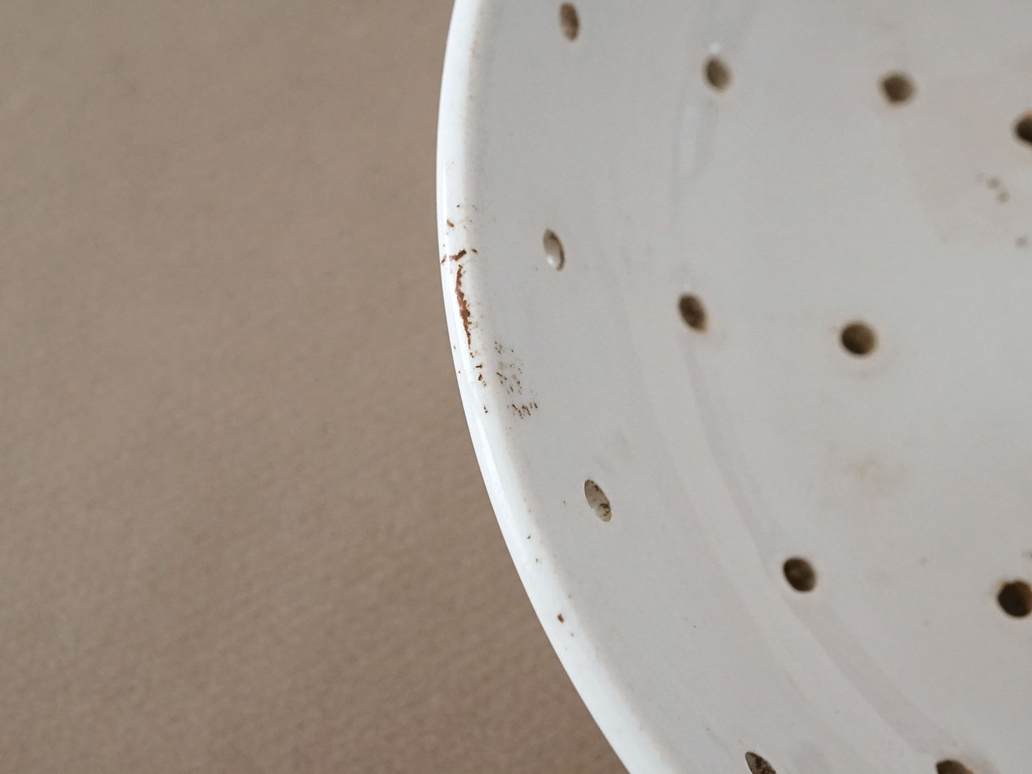 画像6: ＊蚤の市＊19世紀 アンティーク 水切りプレート  - LUNEVILLE  - (6)