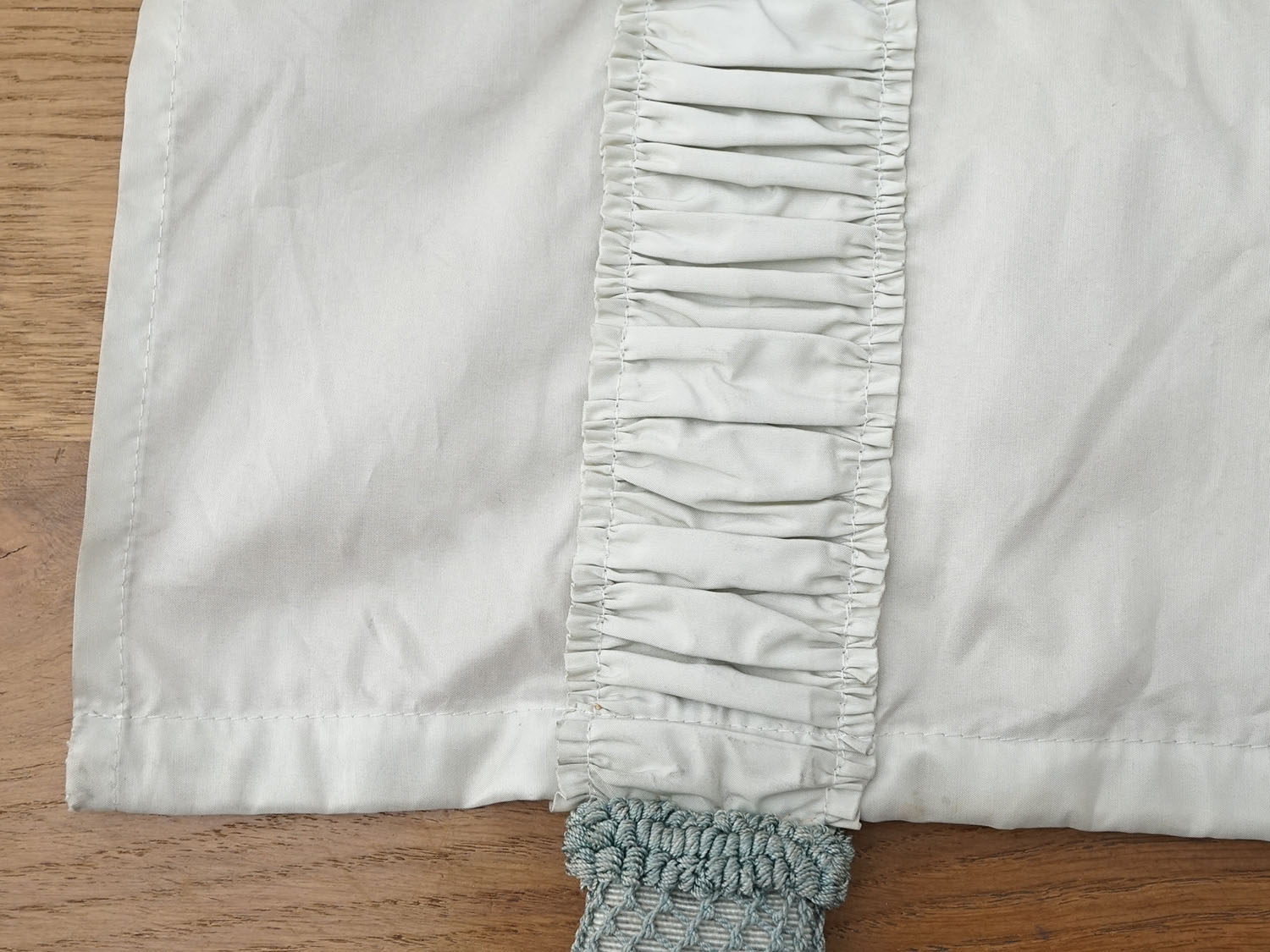 画像9: ＊蚤の市＊ 1920年頃 アンティーク ドアウェイカーテン 98×248cm 引き上げ式 (9)