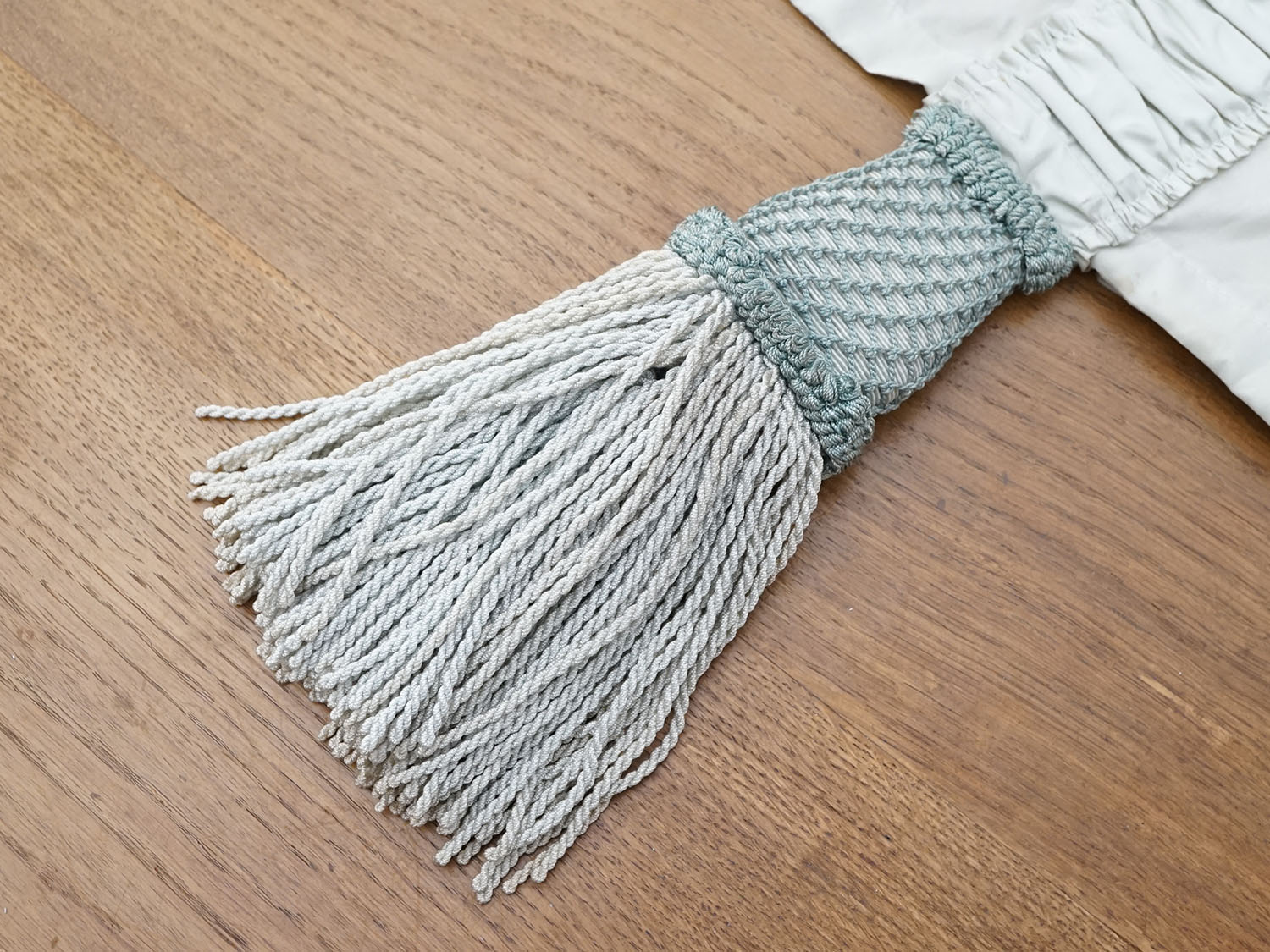 画像5: ＊蚤の市＊ 1920年頃 アンティーク ドアウェイカーテン 98×248cm 引き上げ式 (5)