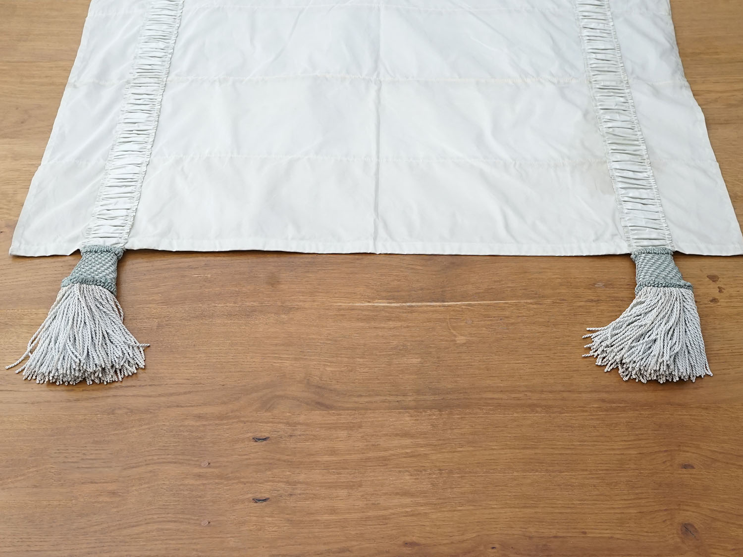 画像2: ＊蚤の市＊ 1920年頃 アンティーク ドアウェイカーテン 98×248cm 引き上げ式 (2)