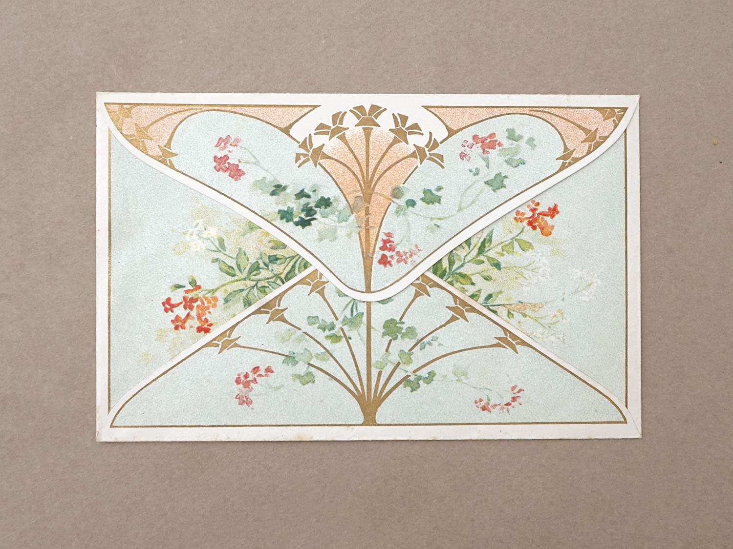 画像3: アンティーク パウダーサシェの紙袋 SACHET PARFUME AUX FLEURS - HUGUES FILS & CIE - (3)