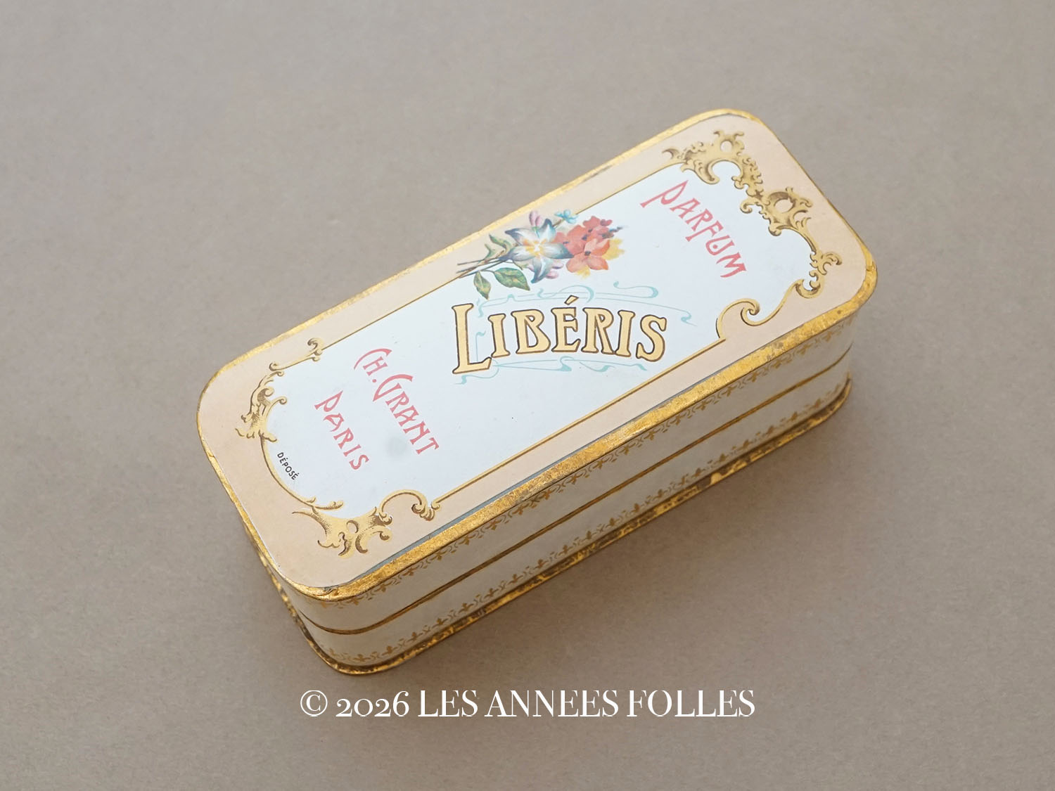 画像1: アンティーク パフュームボックス PARFUM LIBERIS - CH.GRANT PARIS - (1)