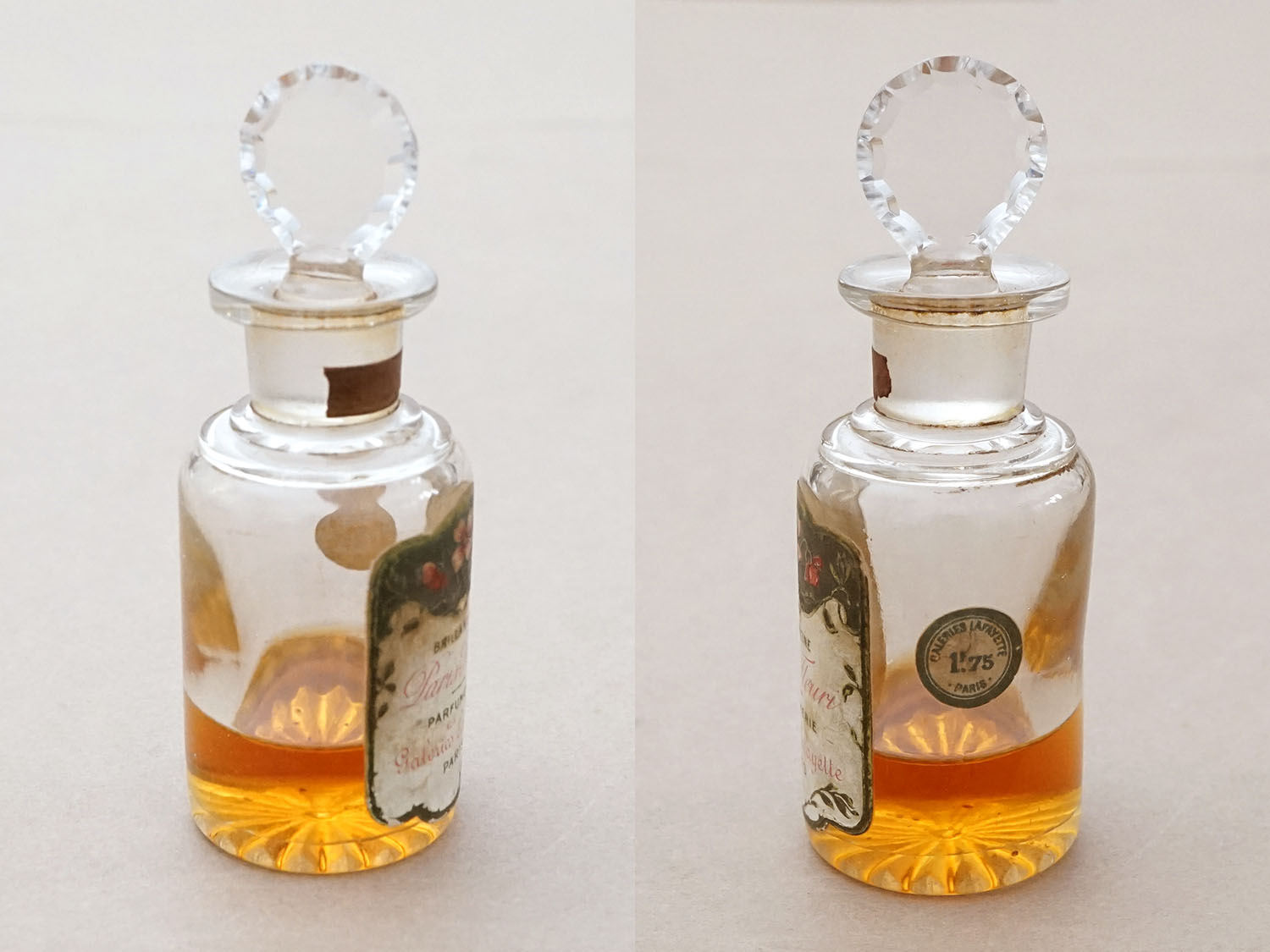 画像3: アンティーク パフュームボトル  ギャラリー・ラファイエット百貨店  PARIS-FLEURI - PARFUMERIE AUX GALERIESLAFAYETTE PARIS  - (3)
