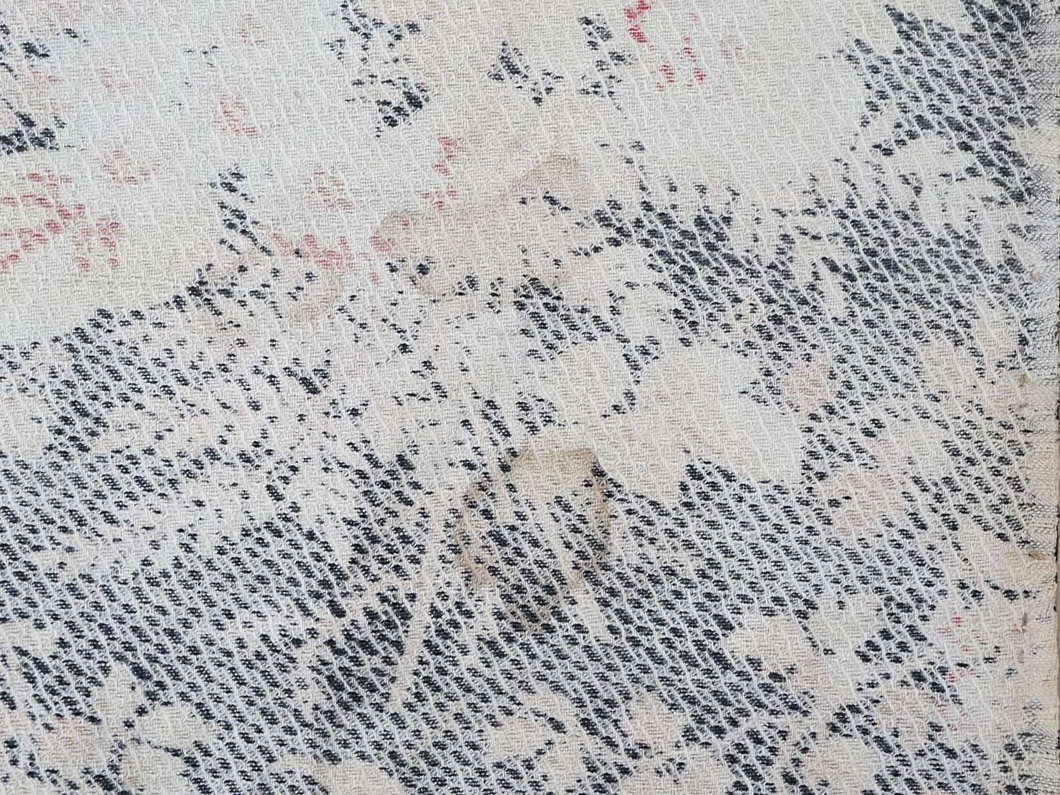 画像11: 19世紀末 アンティーク ナポレオン3世時代 コットン ファブリック 花模様  205 × 80cm (11)