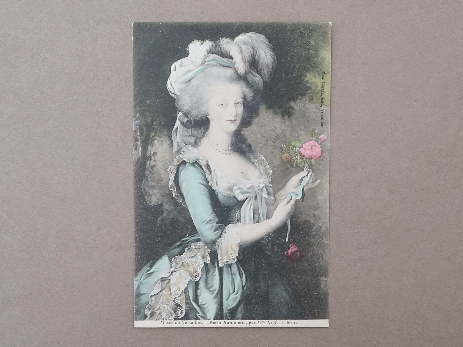 画像2: 1900年頃 未使用 アンティークポストカード  マリー・アントワネット Musee de Versailles Marie-Antoinette , par Vigee Lebrun (2)