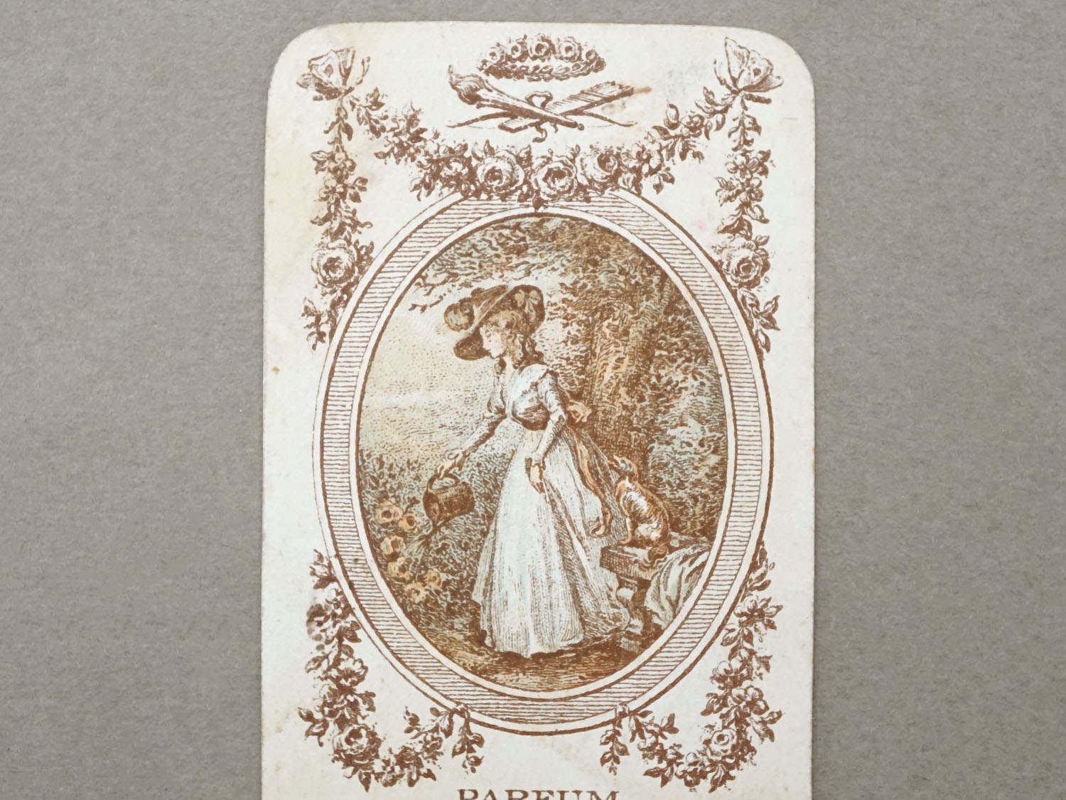 画像2: 1912年 アンティーク パフュームカード LA RIETTE - L.T.PIVER - (2)
